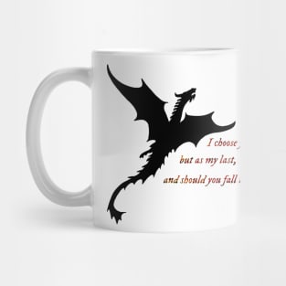 Iron Flame Tairn Dragon Quote Violet Sorrengail Fourth Wing The Empyrean Series Mug